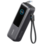Anker A1695 25000mAh 165W 自帶充電線 行動電源 (灰黑)